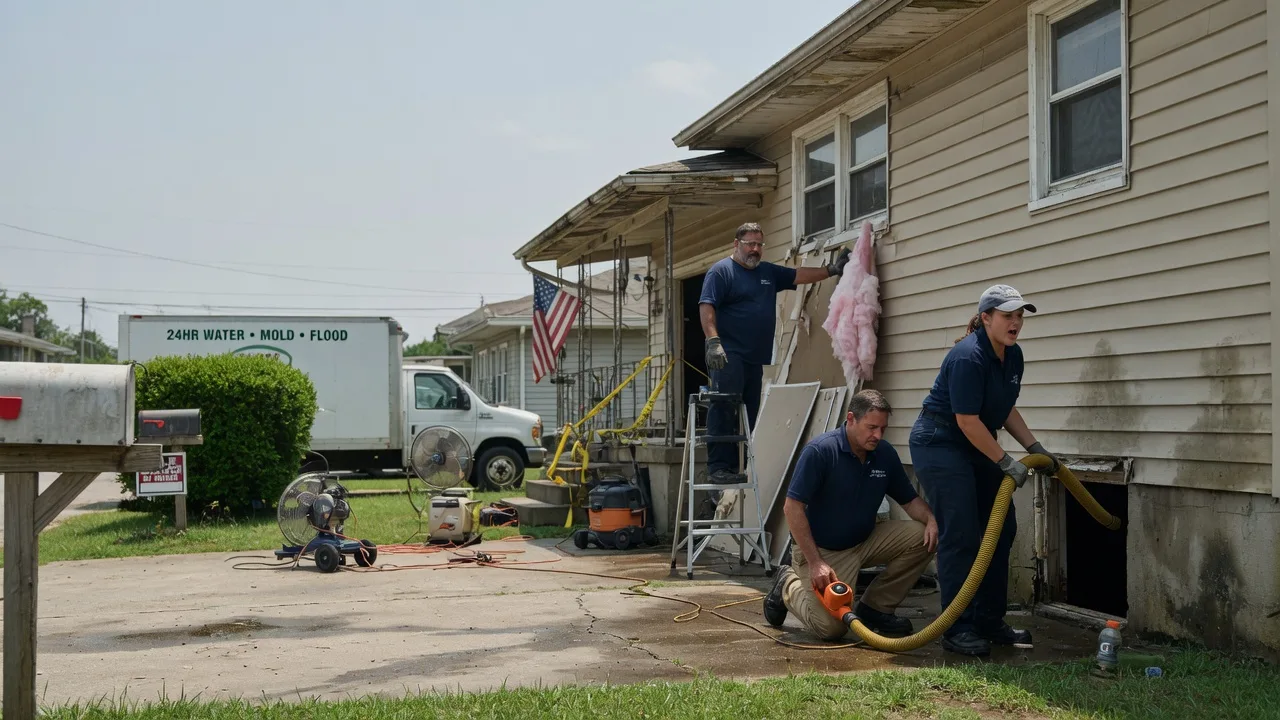 Water Damage Repair in La Fontaine, IN near me